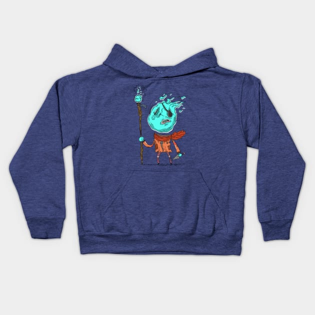 Bertrand the brave Kids Hoodie by spartacomargioni